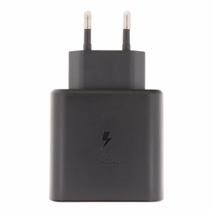 Įkroviklis Samsung Super Fast Charging (Type-C) EP-TA845 45W, juodas, be logotipo