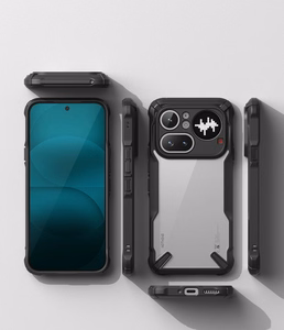 Ringke Fusion X Чехол для Nothing Phone 4A Pro - прозрачный с чёрным