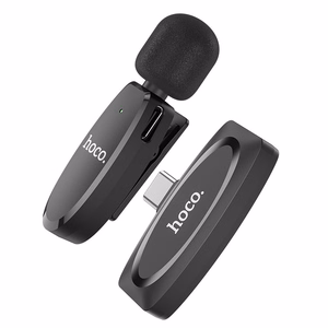 Bevielis skaitmeninis mikrofonas HOCO L15, prisegamas, USB Type-C