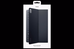 DX730UB plonas knygos tipo dėklas su klaviatūra Samsung Galaxy Tab S11, juodas