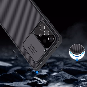 Nillkin CamShield Pro Case бронированный чехол с защитой камеры для Samsung Galaxy A73 чёрный