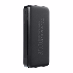Blue Star W2015 išorinė baterija, 20000 mAh, 2.1A, juoda