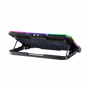 Wozinsky WDCX-A26 NitroCool RGB игровой коврик охлаждения для ноутбука черный