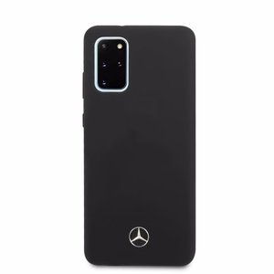 Mercedes Silicone Line dėklas telefonui Samsung Galaxy S20+ - juodas