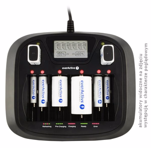 EverActive NC-900U universalus Ni-MH akumuliatorių įkroviklis