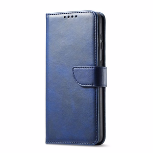 Elegantiškas magnetinis dėklas Flip Cover Samsung Galaxy S22+ (S22 Plus) mėlynas