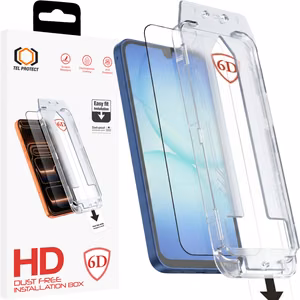 Tel Protect Dust-Free Easy Fit Full Glue 6D закаленное стекло для Samsung Galaxy A16/A17 4G/5G черное