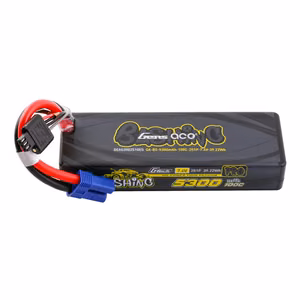 Gens Ace G-Tech 5300 мА·ч, 7,4 В, 100C, 2S1P, литий-полимерный аккумулятор с разъёмом EC5