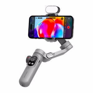 AOCHUAN X Pro stabilizatorius su RGB apšvietimu (pilkas)