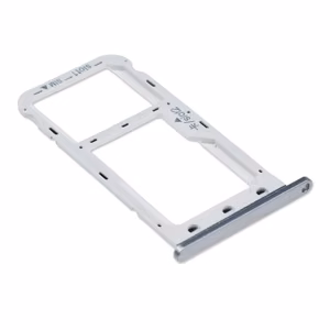 SIM kortelės laikiklis Huawei P9 Lite Mini/Y6 Pro 2017 sidabrinis originalus (service pack)
