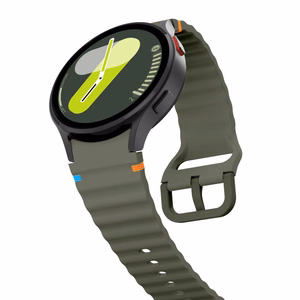 TECH-PROTECT SILICONE SPORT SAMSUNG GALAXY WATCH 4 / 5 / 5 PRO / 6 / 7 / FE KARIUOMENĖS ŽALIAS