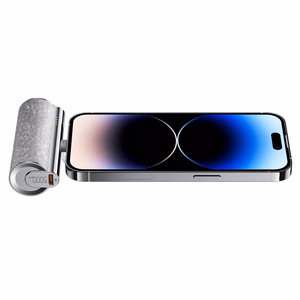 Powerbank Veger PlugOn (W0573P) PD QC3.0 2,4A 12W 5000 mAh with a built-in connector Lightning silver