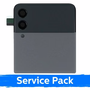 LCD ekranas Samsung F711 Z Flip3 (IŠORINIS) su rėmeliu / pilkas / (Service Pack)