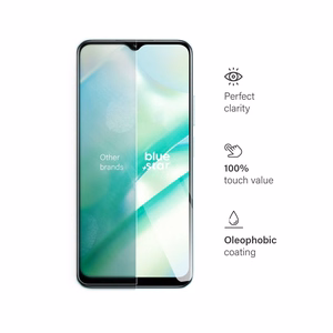 Закалённое стекло для Realme C33 Blue Star