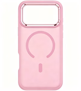 Чехол для iPhone 18 Pro / 17 Pro: Forcell F-Protect Smoke Hybrid Premium, совместимый с MagSafe, цвет: розовый