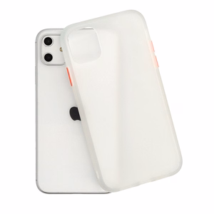 Vennus Color Button Bumper for Samsung Galaxy A20S Transparent