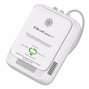 Qoltec 52576 датчик угарного газа | CO детектор | 85dB сигнализация | LED