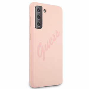Guess GUHCS21MLSVSPI S21+ G996 pink/pink hardcase Script Vintage