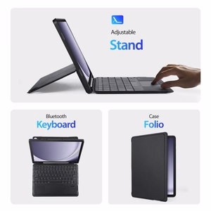 Dux Ducis "DK Series" Belaidė klaviatūra Samsung X210 / X216 / X218 Tab A9 Plus 11 Juoda