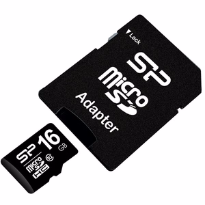 Silicon Power SP016GBSTH010V10SP atminties kortelė 16 GB MicroSDHC UHS-I Class 10