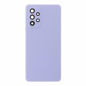 Galinis dangtelis Samsung A525 / A526 / A528 A52 4G / A52 5G / A52S 5G violetinis (su kameros stikliuku) OEM