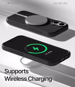 Case Mercury Pure Magsafe Silicon Case Apple iPhone 16e/17e black
