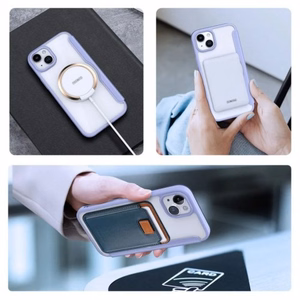 Dėklas Dux Ducis Skin X Pro skirtas Samsung S937 S25 Edge violetinis
