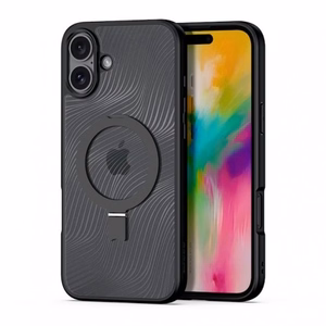 Telefono dėklas Dux Ducis Aimo Mag Stand Apple iPhone 16 Plus juodas