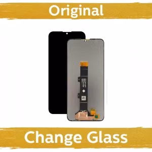 LCD дисплей совместимый с Motorola E20 XT2155 чёрный (восстановленный: Китай)