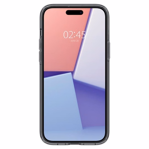 Spigen Crystal Flex dėklas telefonui iPhone 15 Plus - pilkas/skaidrus