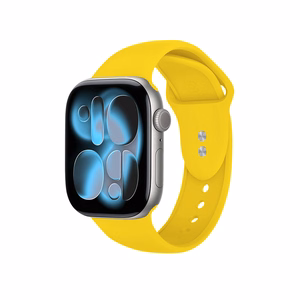 Ремешок Crong Liquid для Apple Watch 38 / 40 / 41 / 42 mm, жёлтый