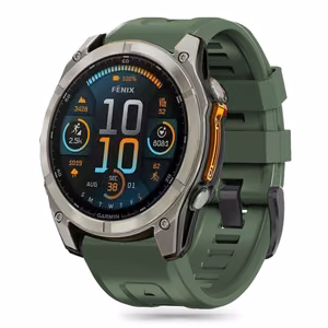 Tech-Protect силиконовый Ремешок для Garmin Fenix 5S / 5S Plus / 6S / 6S Pro / 7S / 8 (43MM) - зелёный