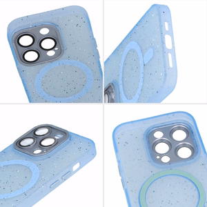 Tel Protect Magnetinis Splash Matinis dėklas telefonui iPhone 15 Plus šviesiai mėlynas