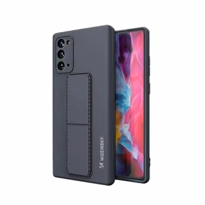 Wozinsky Kickstand Case силиконовый чехол с подставкой Samsung Galaxy Note 20 темно-синий
