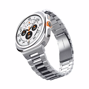 Spigen Modern Fit Band metalinis dirželis Samsung Galaxy Watch Ultra 47 mm, sidabrinis
