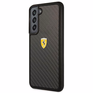 Ferrari FEHCS22MFCAK S22+ S906 juoda/juoda kietas dėklas On Track Real Carbon