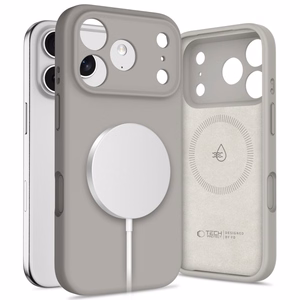 Tech-Protect Silikoninis Magnetinis dėklas telefonui iPhone 17 Pro Max - pilka