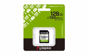 Kingston Technology Canvas Select Plus Gen3 128 GB SD UHS-I Klasės 10