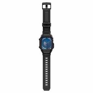 Spigen Rugged Armor case for Apple Watch Series 10 46 mm, black