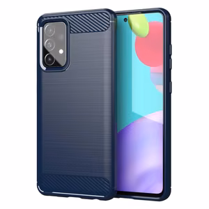 Carbon Case гибкий TPU чехол для Samsung Galaxy A72 4G синий