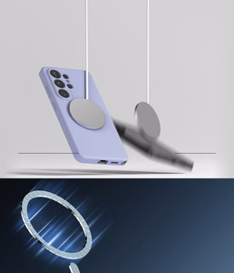 Ringke Silicone MagSafe чехол для Samsung Galaxy S26 Ultra фиолетовый