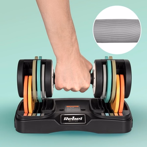 REBEL ACTIVE AUTOMATIC CAST IRON DUMBBELLS 2X10KG RBA2335