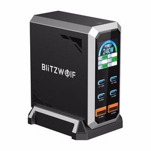 Сетевое зарядное устройство Blitzwolf BW-S31 2xUSB-A, 4xUSB-C, PD, 240W