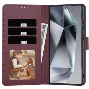 Tech-Protect Wallet dėklas skirtas Samsung Galaxy A27 5G - bordo