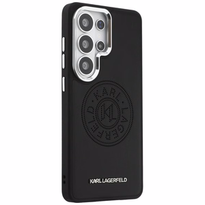 Karl Lagerfeld Perforated KL MagSafe Чехол для Samsung Galaxy S26 Ultra - чёрный