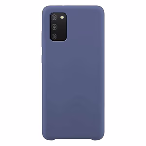 Silikoninis dėklas minkštas lankstus guminis dėklas Samsung Galaxy A03s mėlynas
