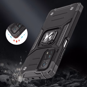 Wozinsky Ring Armor Case с подставкой прочный защищённый чехол для Samsung Galaxy A72 4G розовый