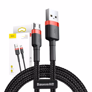 Baseus Cafule Micro USB laidas 1,5A 2 m (raudonas ir juodas)