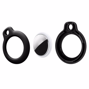 Tech-Protect Rough 2-pack case for Apple AirTag - black