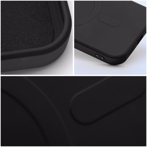 Dėklas Silicone Mag Cover (MagSafe) skirtas Samsung A276 A27 5G juodas